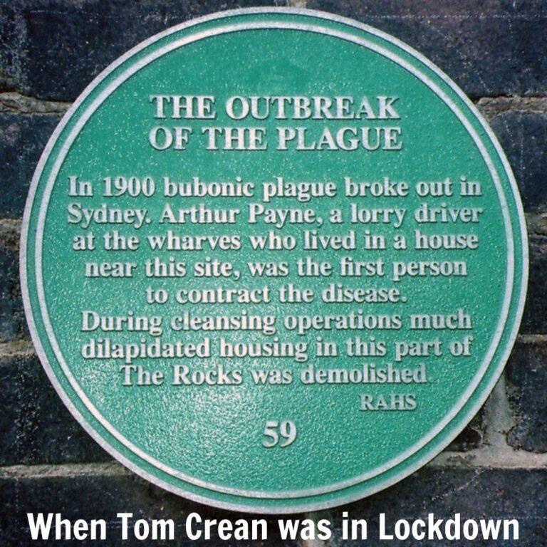 When Tom Crean was in Lockdown - Sydney 1900