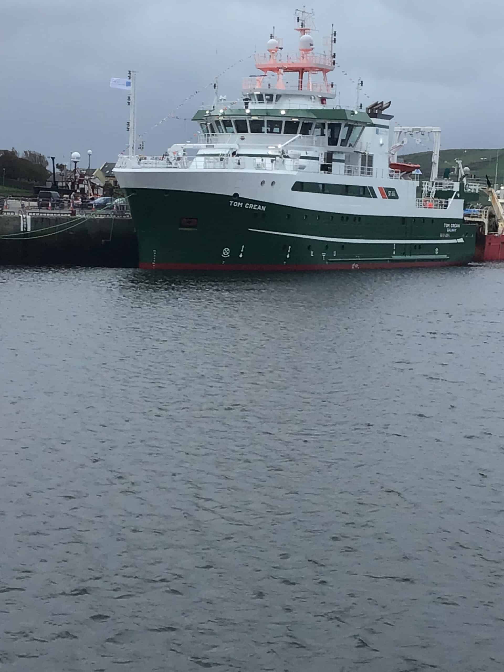 RV Tom Crean at Dingle Harbour launch ceremony 6 October 2022
