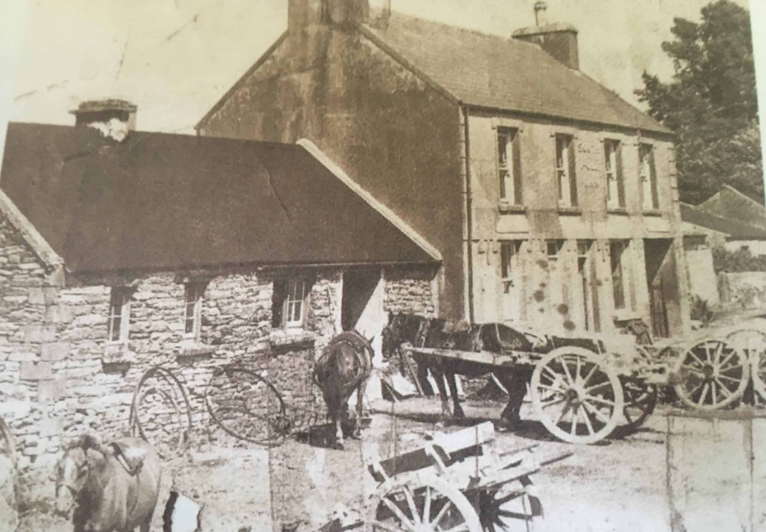 The South Pole Inn circa 1932 — the two-storey building that replaced the single-storey thatched cottage after Tom Crean's 1929 renovation