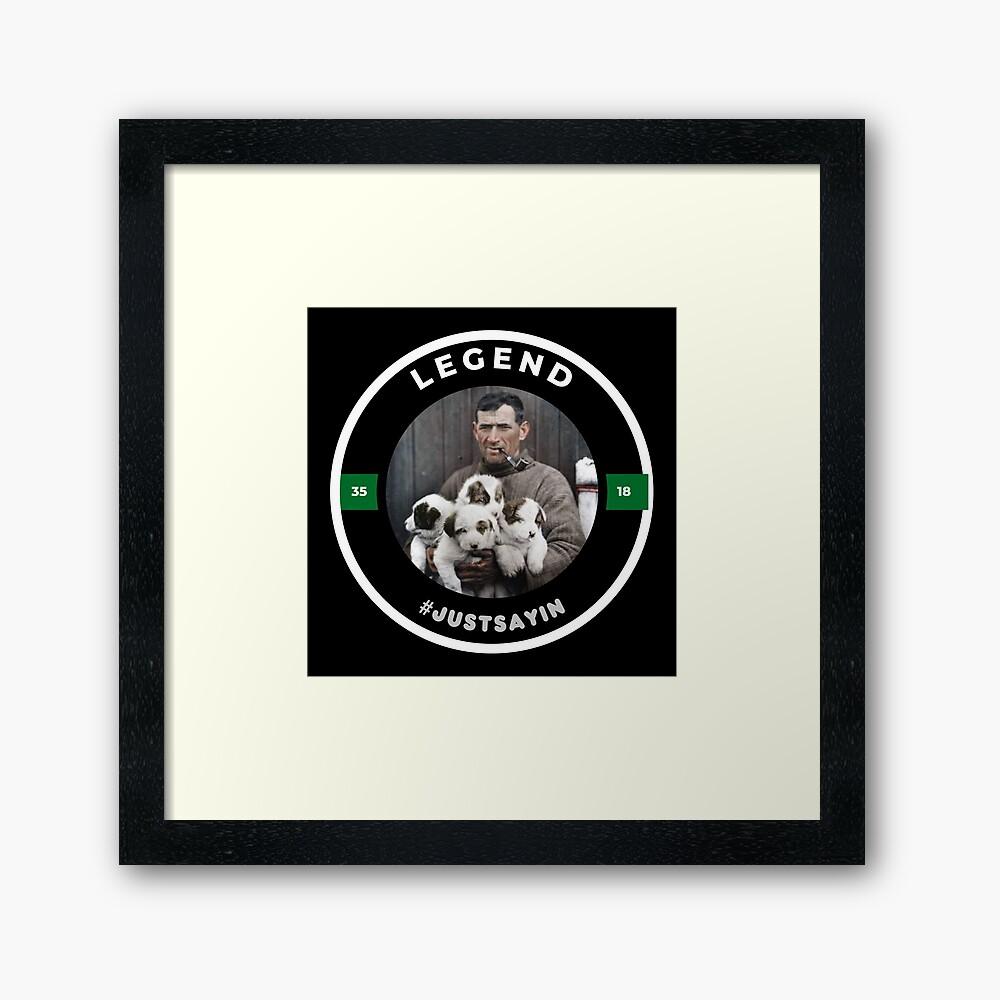 Legend Framed Art Print