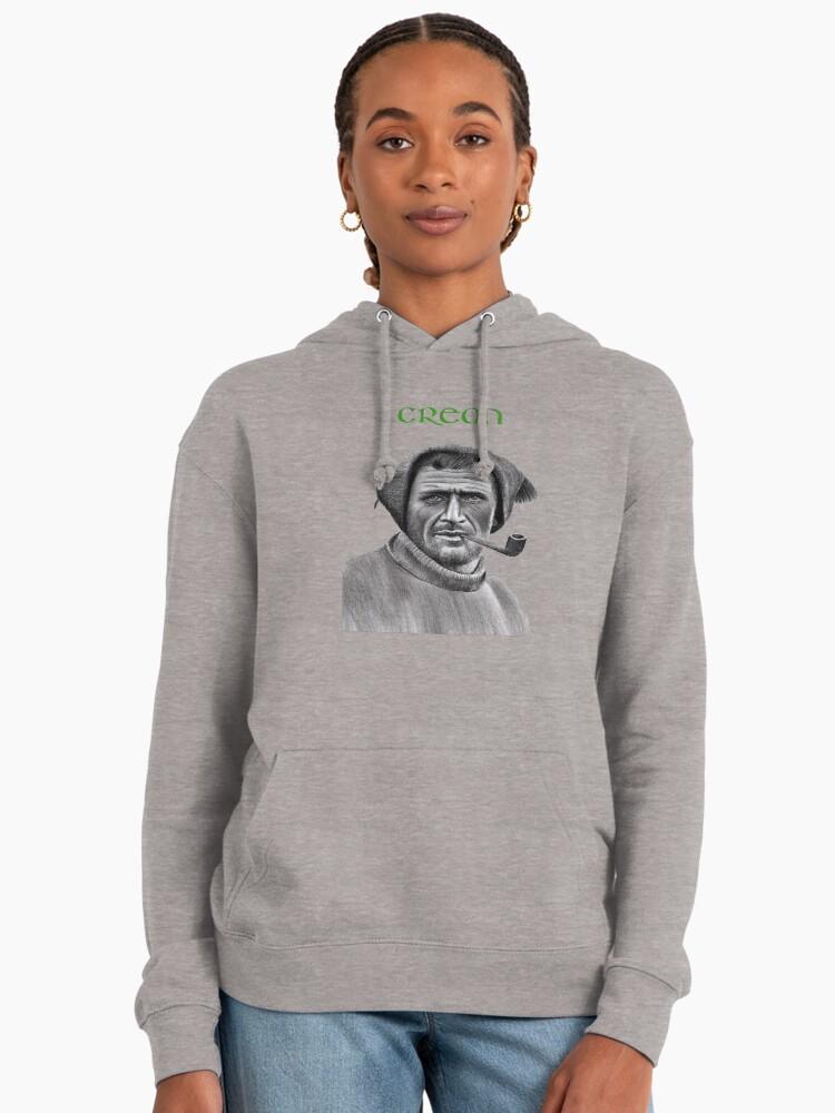 Crean Pencil Portrait Lightweight Hoodie